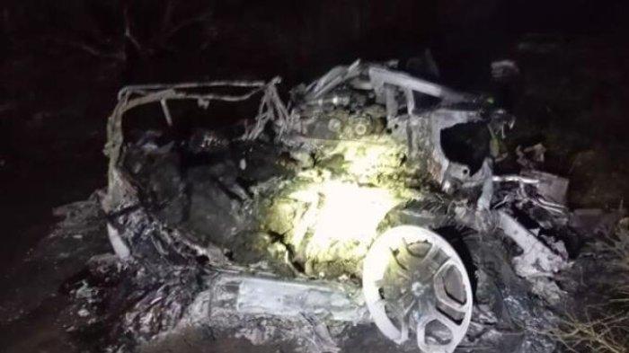Penampakan Bangkai Lamborghini Diogo Jota yang Terbakar, Hanya Velg yang Tersisa