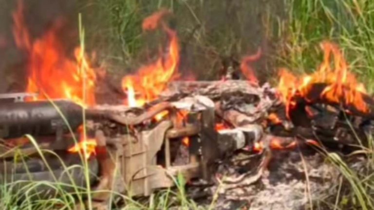 Maling di Rancabungur Bogor Diamuk Warga, Motornya Dibakar