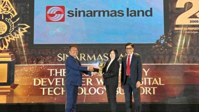 Sinar Mas Land Raih Penghargaan “Pengembang Properti Terbaik dengan Dukungan Teknologi Digital” di Indonesia Property & Bank Award 2025