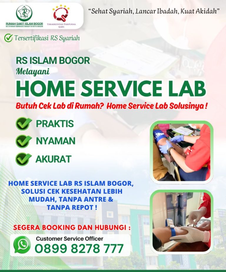 RS Islam Bogor Hadirkan Layanan Home Service Lab, Cek Kesehatan Tanpa Repot Antri
