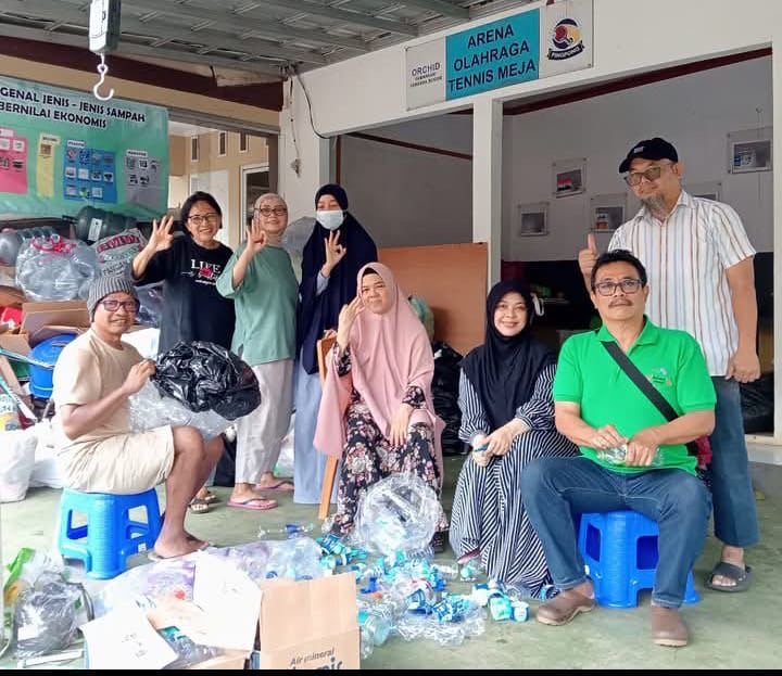 BSU Cluster Orchid, Aksi Nyata Atasi Sampah