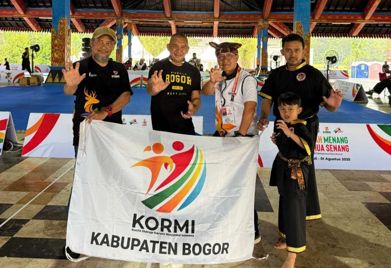 Ketua KORMI Kabupaten Bogor Suport Perjuangan Para Atlet FORNAS VIII 2025