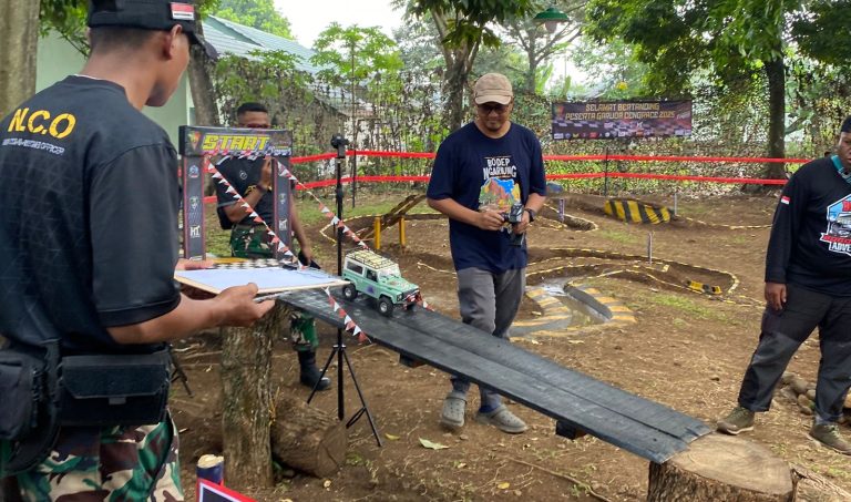 Rayakan HUT ke-78, Yonif 315/Garuda Gelar Lomba RC Mini Off-Road “Garuda Cengrace 2025”