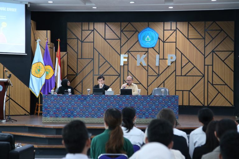 FKIP Unpak bersama Belantara Foundation dan Tiga Sekolah Jepang Bahas Peran Generasi Muda