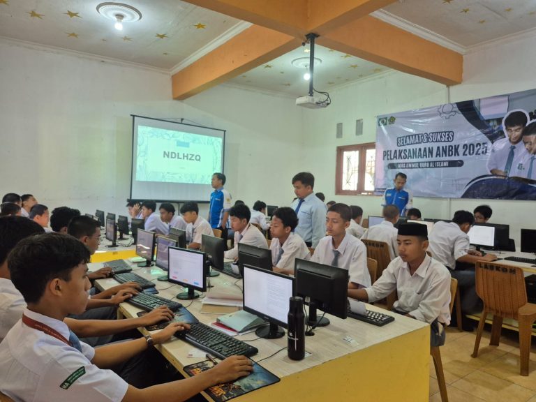 Santri Kelas 11 Aliyah Pesantren Modern Ummul Quro Al Islami Bogor Ikuti ANBK