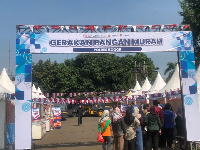 HUT RI Ke-80, Polres Bogor Hadirkan Gerakan Pangan Murah untuk Stabilisasi Harga Beras 