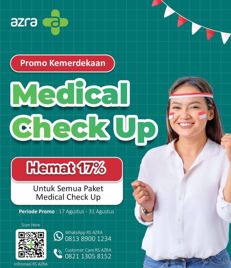 Rayakan Kemerdekaan, RS Azra Bogor Beri Diskon 17 Persen Semua Paket Medical Check Up