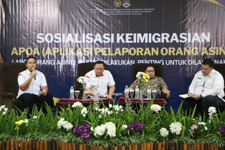 Imigrasi Bogor Gelar Sosialisasi Aplikasi Pelaporan Orang Asing Untuk Penguatan Pengawasan
