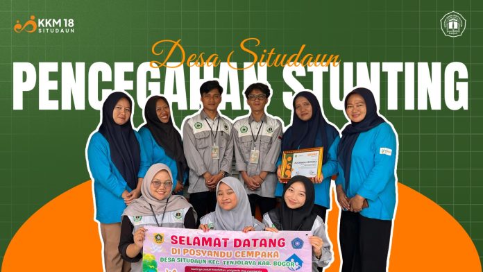 Mahasiswa KKM IUQI Gandeng Posyandu Cempaka Edukasi Pencegahan Stunting di Desa Situdaun