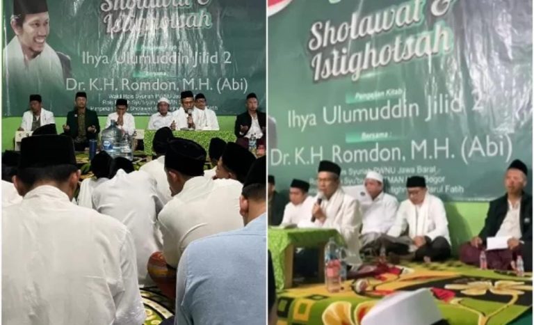 Pengajian Kitab Ihya di Cigombong, PCNU Kabupaten Bogor Soroti Etos Kerja dan Solidaritas