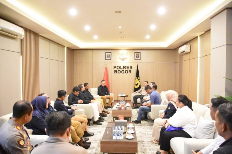Melalui Audiensi, Polres-KPU Kabupaten Bogor Bahas Sinergi Perubahan Sistem Pemilu