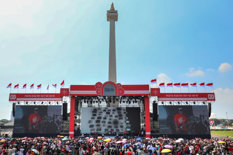 Gelar Panggung Hiburan di Monas, BRI Turut Sukseskan Pesta Rakyat & Karnaval HUT ke-80 RI