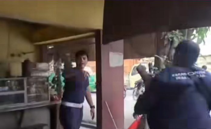 Kesal Banyak Truk Tambang Yang Melintas, Sejumlah Warga Tangerang Geruduk Petugas Dishub Kabupaten Bogor di Parungpanjang