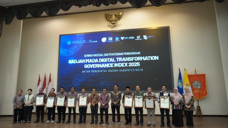 Pemkab Bogor Raih Penghargaan Digital Transformation Governance Index Dari Universitas Gadjah Mada  
