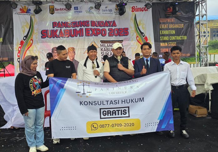 Sembilan Bintang Tebarkan Paham Hukum di Hari Jadi Sukabumi ke 155