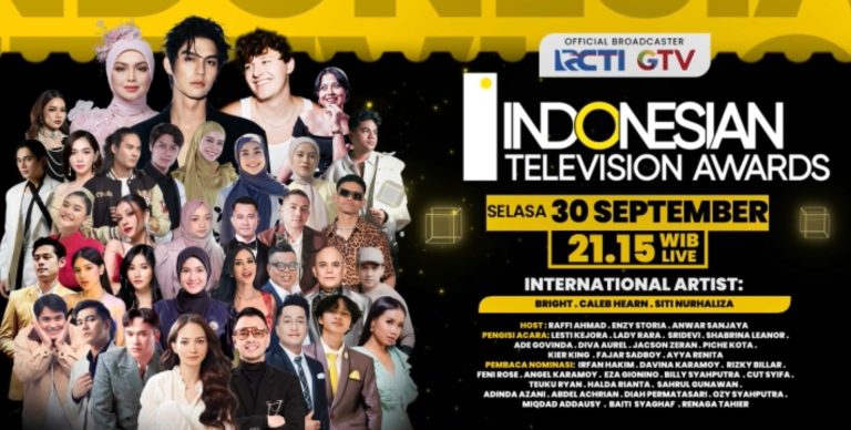 Bright, Siti Nurhaliza hingga Lesti Kejora Siap Meramaikan Malam Puncak Indonesian Television Awards 2025 yang Spektakuler