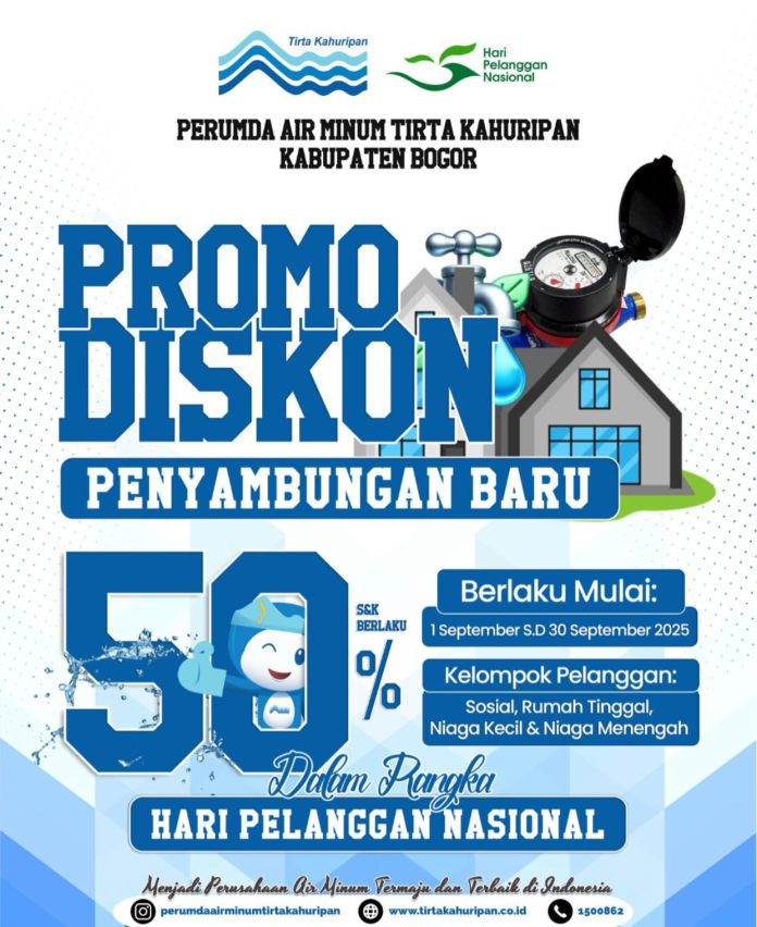 promo Perumda Air Minum Tirta Kahuripan