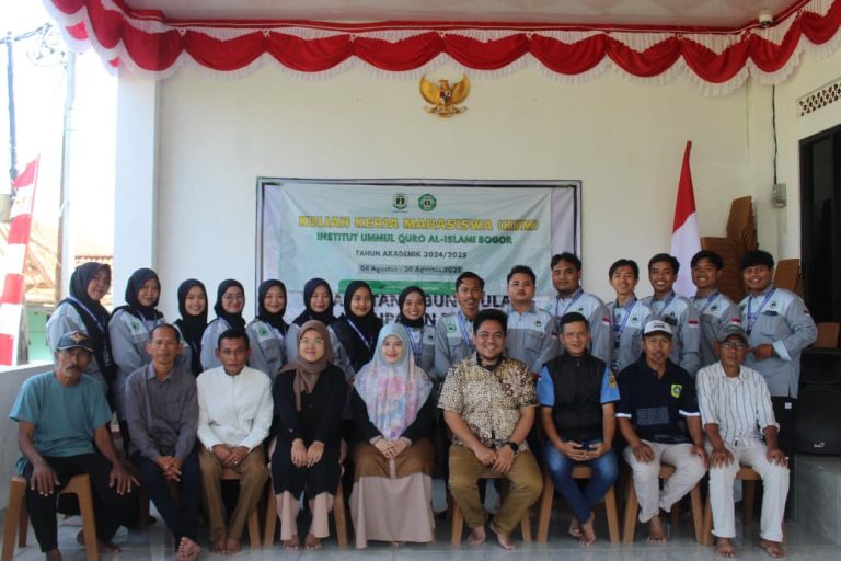 Penutupan KKM 09 IUQI di Desa Cemplang, Sinergi Cegah Stunting dan Penguatan UMKM Lokal