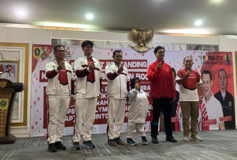 287 Kontingen Kabupaten Bogor Resmi Dilepas untuk Berlaga di di Kejuaraan POPDA dan Paperda 2025