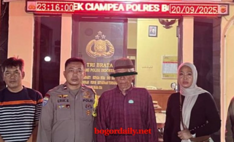 Polres Bogor Tangkap Dua Lansia Terduga Pelaku Pencabulan Anak di Ciampea
