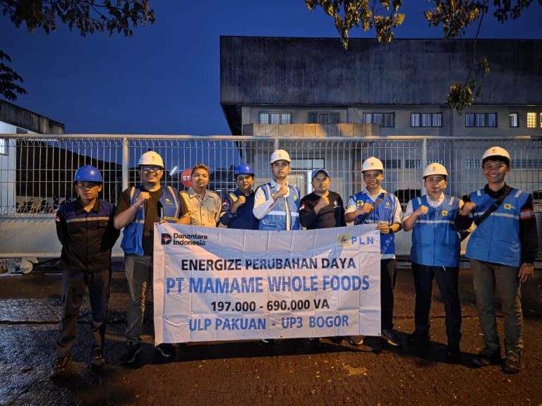 Dukung Industri Pangan di Bogor, PLN UP3 Bogor Energize Tambah Daya PT Mamame Whole Foods Daya 690 kVA