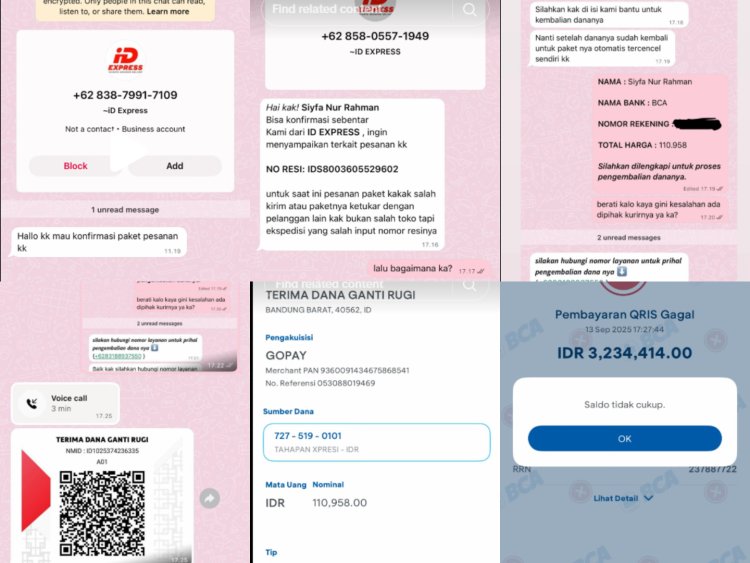 Viral Modus Penipuan Baru Catut Nama ID Express, Warganet Hampir Jadi Korban