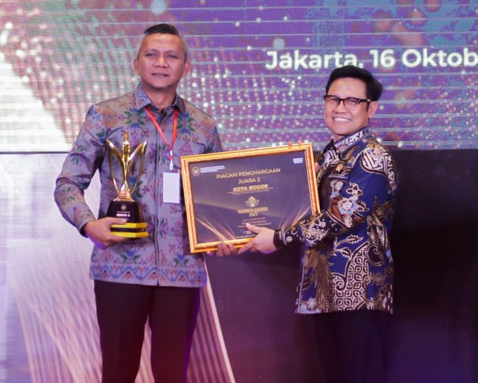Kota Bogor Toreh Prestasi Nasional, Sabet Juara 2 Mandaya Award 2025