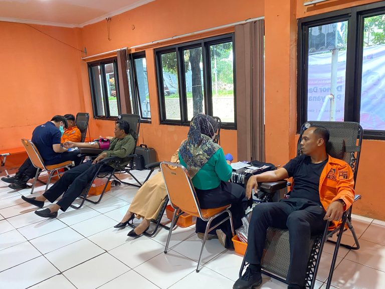 BPBD Kota Bogor Gelar Donor Darah dan Pelayanan Kesehatan
