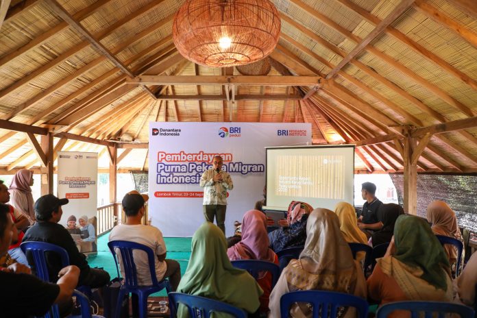 BRI Peduli Selenggarakan Program Pemberdayaan Eks Pekerja Migran Indonesia di Lombok