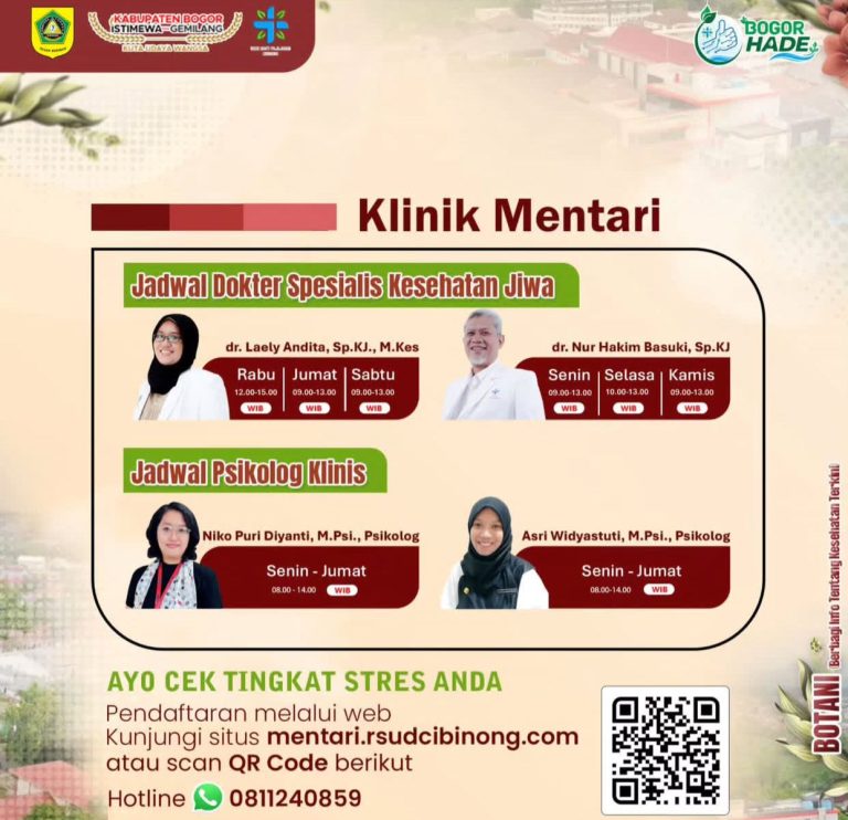 RSUD Bakti Pajajaran Resmikan Klinik Mentari, Inovasi Layanan Kesehatan Jiwa Terpadu di Kabupaten Bogor