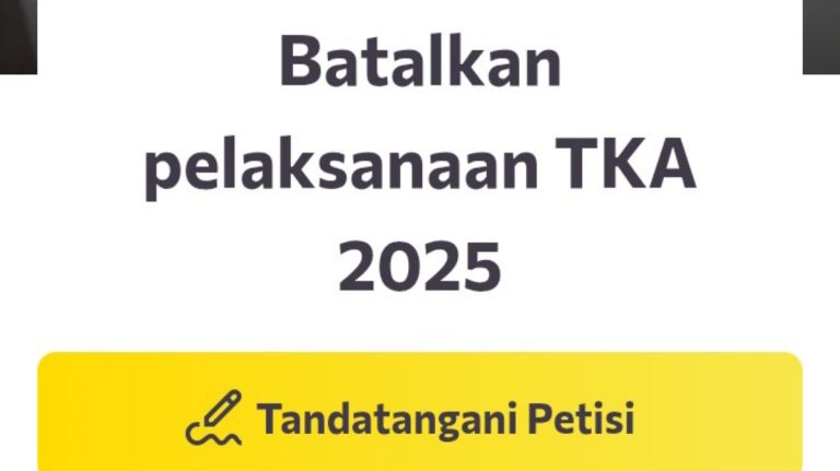 Petisi Batalkan Pelaksanaan TKA 2025 Viral, Ribuan Siswa Suarakan Protes ke Pemerintah