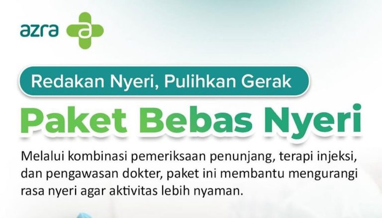 RS Azra Hadirkan Paket Bebas Nyeri, Bikin Perjalanan Liburan Lebih Nyaman