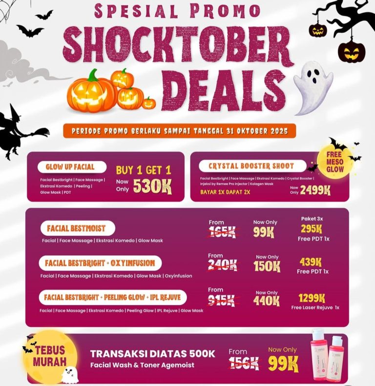 Besthetic Clinic Bogor Hadirkan “Shocktober Deals”, Promo Spesial Hingga Akhir Oktober 2025