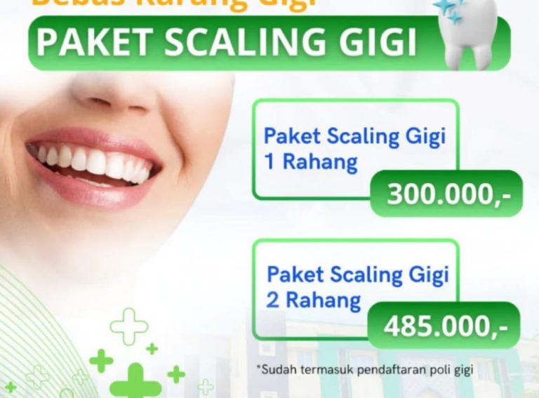 Rumah Sakit Islam Bogor RSIB Tawarkan Paket Scaling Gigi