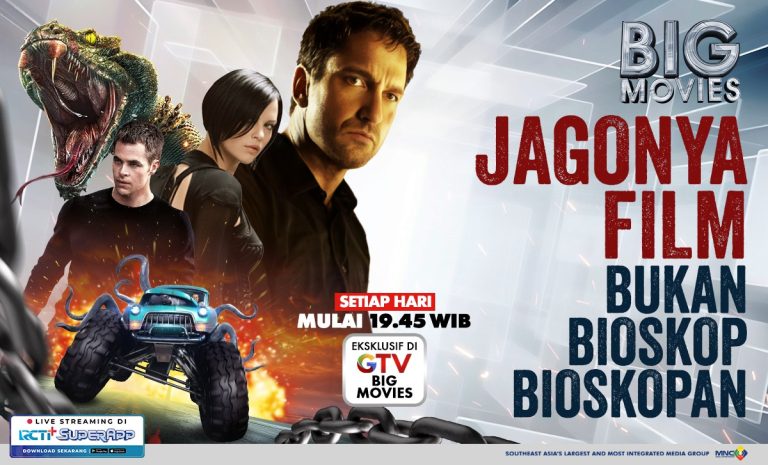 Jagonya Film, Bukan Bioskop-Bioskopan! GTV Big Movies Siap Bikin Malam Kamu Berdebar