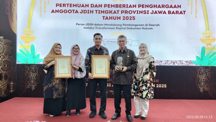 JDIH Kabupaten Bogor Raih Dua Penghargaan Bergengsi di Tingkat Jawa Barat 2025