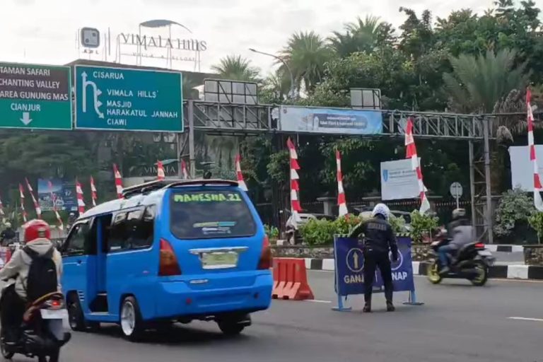 Jadwal Ganjil Genap dan One Way Puncak Bogor Hari Ini Minggu 23 November 2025, Jalur Naik Ditutup Sore