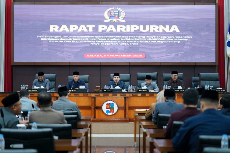DPRD–Pemkot Bogor Ketok Palu KUA-PPAS 2026, Anggaran Daerah Tembus Rp3 Triliun