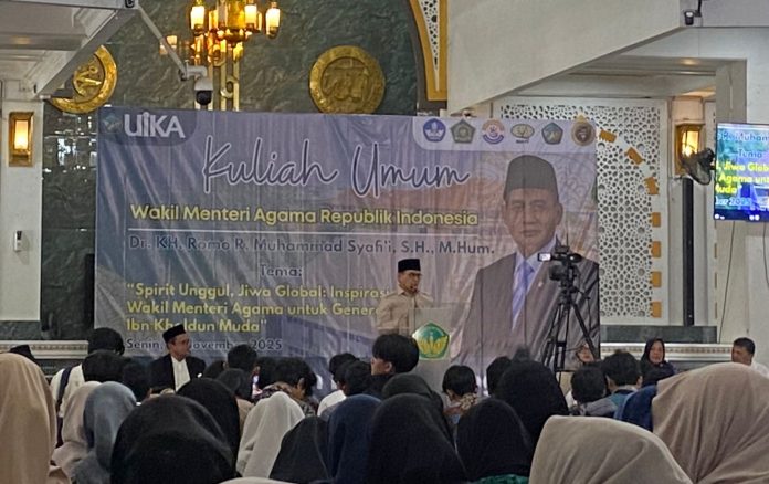 UIKA Bogor Gelar Kuliah Umum Bareng Wamenag RI, Dorong “Spirit Unggul, Jiwa Global