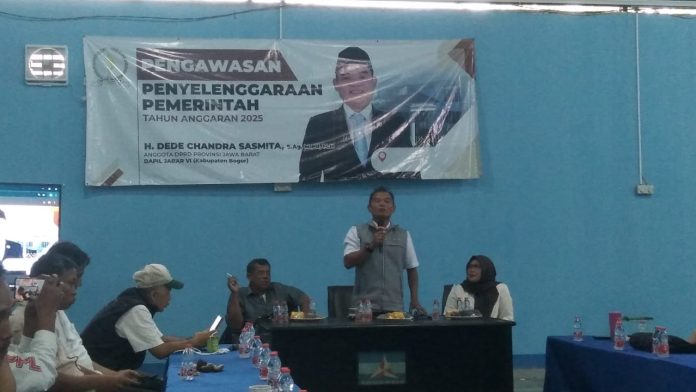 Anggota DPRD Jabar Dede Chandra Soroti Ambruknya Sekolah Hingga Belum Maksimal Program MBG di Kabupaten Bogor 