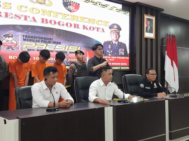 Polresta Bogor Tangkap 10 Pelaku Tawuran di Tanah Sereal, ,Tiga Terancam Pasal Berlapis