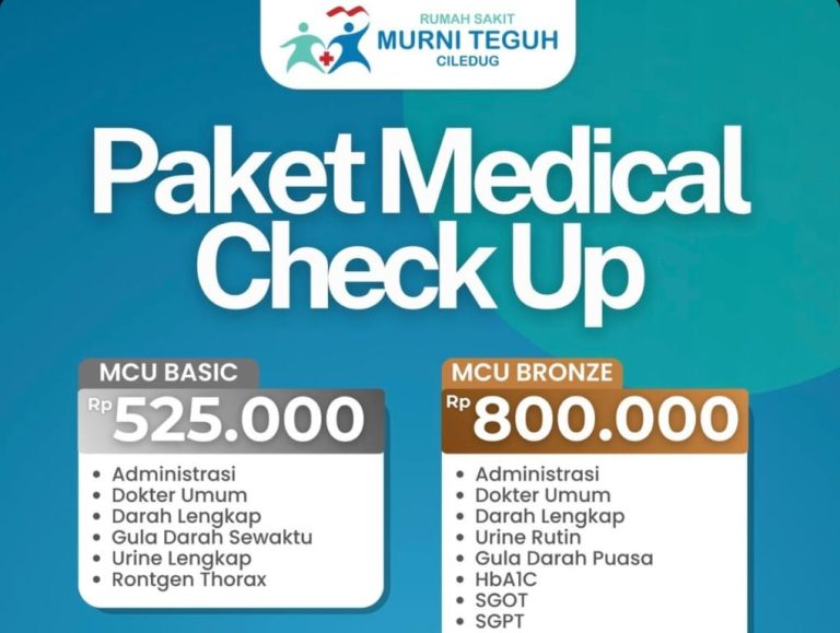 RS Murni Teguh Ciledug Tawarkan Paket Medical Check Up Mulai Rp525 Ribu!