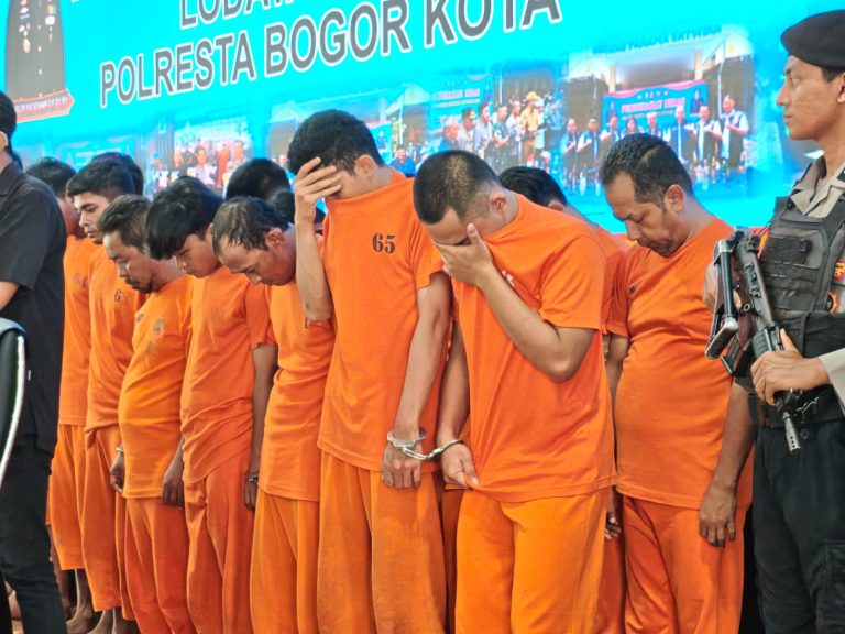 Sat Resnarkoba Polresta Bogor Kota Ungkap 20 Kasus dan Tangkap 23 Pengguna Narkoba Selama Operasi Antik Lodaya 2025