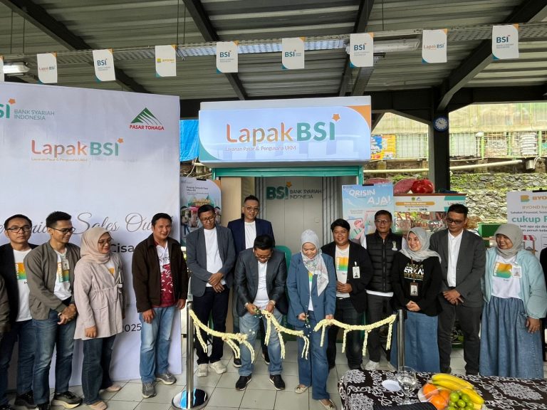 Grand Opening LAPAK BSI Pertama di Indonesia Resmi Dibuka di Pasar Cisarua