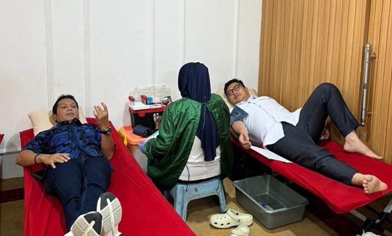 Wujud Kepedulian Kepada Masyarakat, DPRD Kabupaten Bogor Bersma PMI Gelar Donor Darah