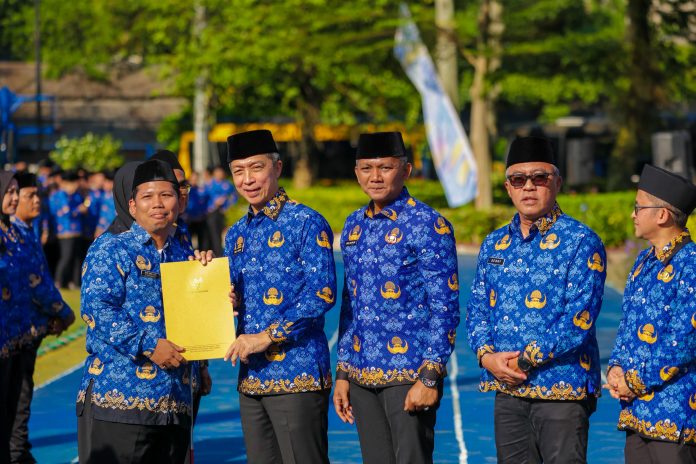 Peringati HUT KORPRI, Pemkot Bogor Angkat 3.868 PPPK Paruh Waktu