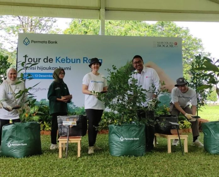 Permata Bank Dorong Konservasi Alam Bersama Kebun Raya Bogor Lewat Program 1 Misi Hijaukan Bumi