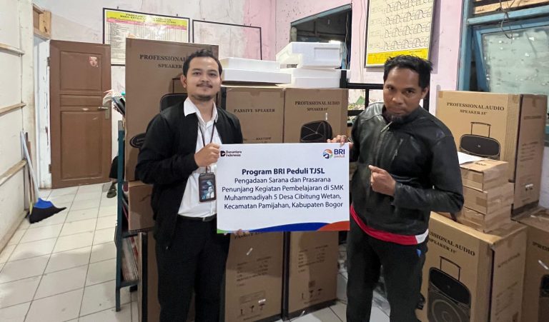 BRI Bogor Dewi Sartika Salurkan Bantuan Tanggung Jawab Sosial Lingkungan di Beberapa Titik