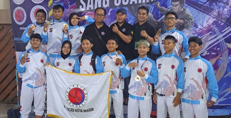Hapkido Kota Bogor Sabet Juara Umum BK Porprov Jabar 2025, Raih 9 Medali