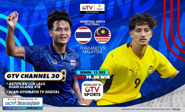 Live di GTV! Semifinal SEA Games 2025: Thailand VS Malaysia, Pertarungan Dua Kekuatan ASEAN